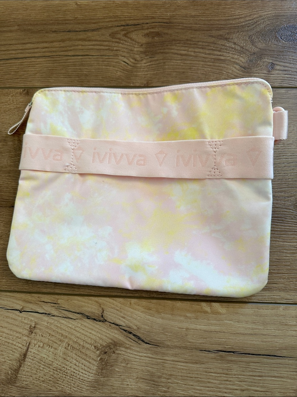 Ivivva Pink & Yellow Tie-Dye Wristlet Pouch
